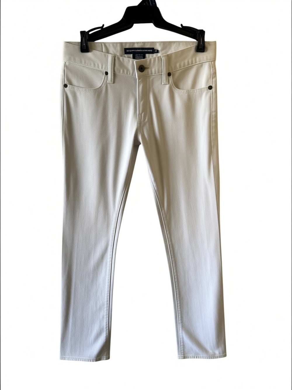 Ralph Lauren White Jeans with Navy Label